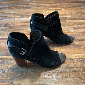 SAM EDELMAN l Easton Perforated Open Toe Booties l Size 9